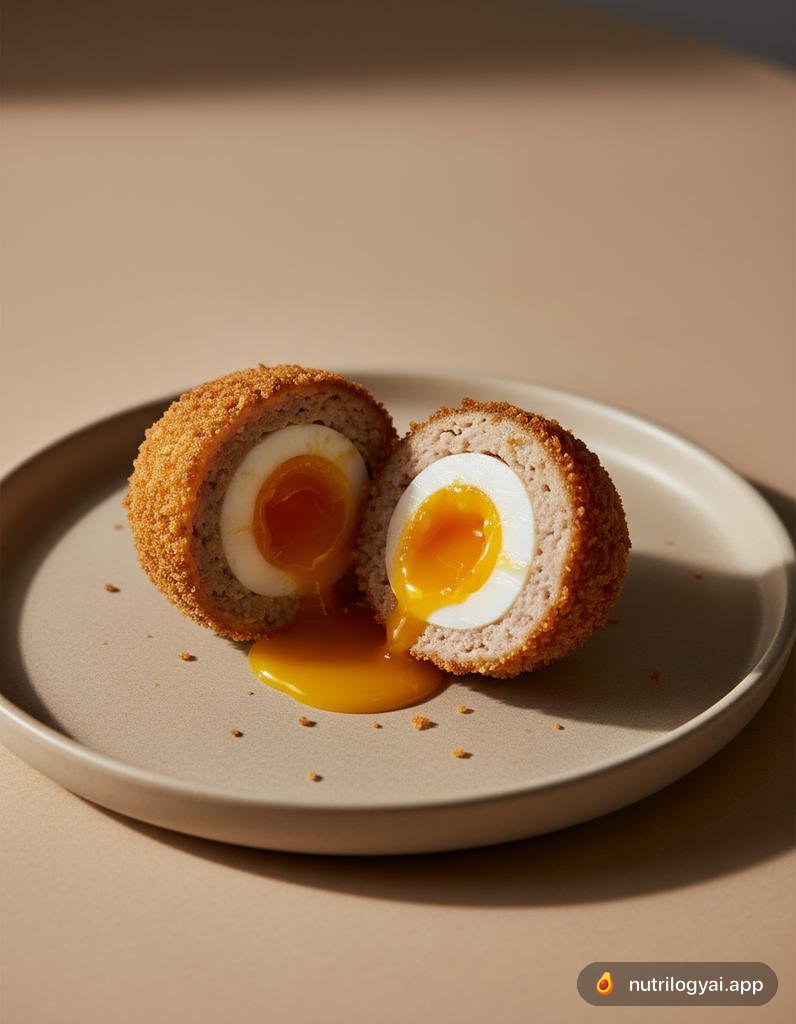 Telur Skotlandia Panggang