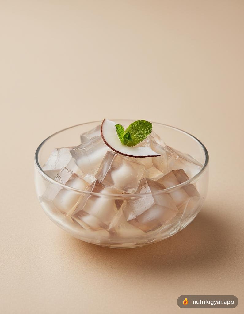 Gelée d'eau de coco