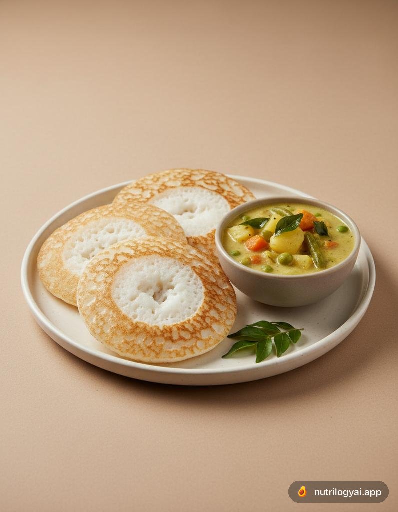 Appam mit Eintopf