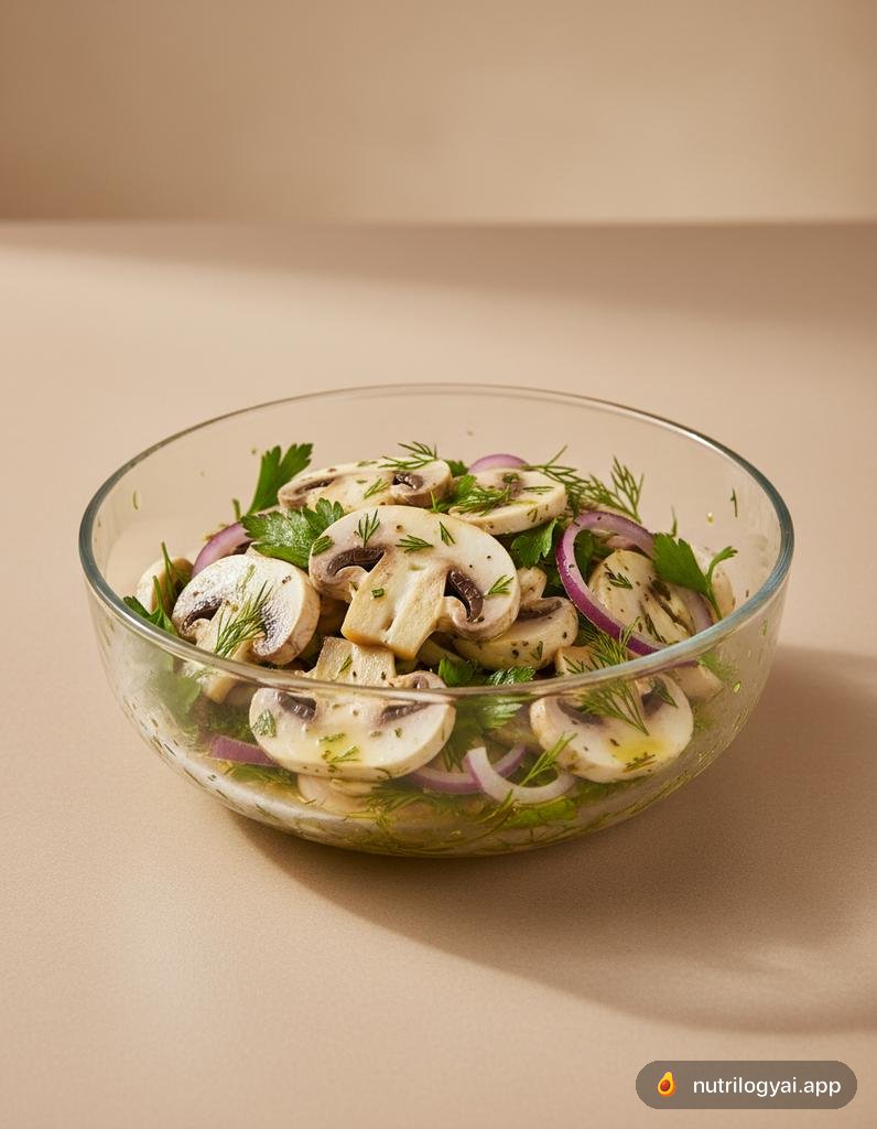 Marinierter Pilzsalat