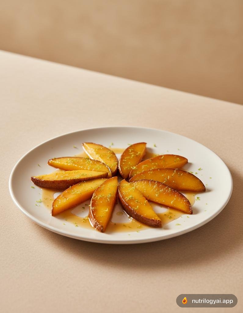 Gebackene Mango
