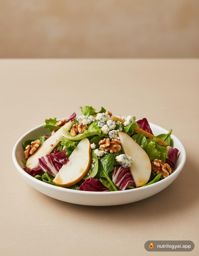 Insalata di pere e formaggio blu