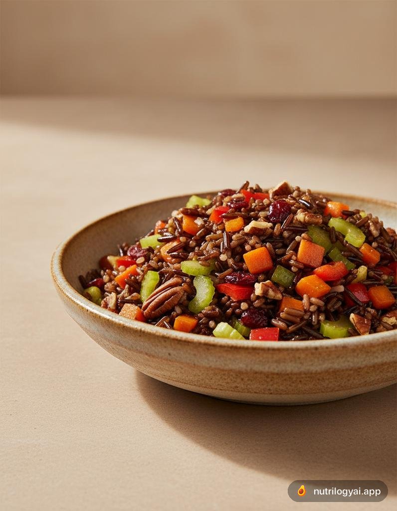 Ensalada de arroz salvaje