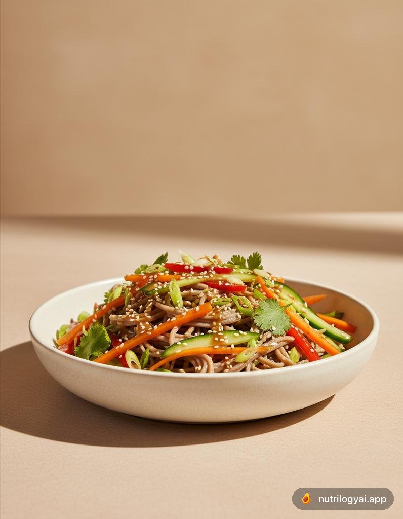 Ensalada de fideos soba