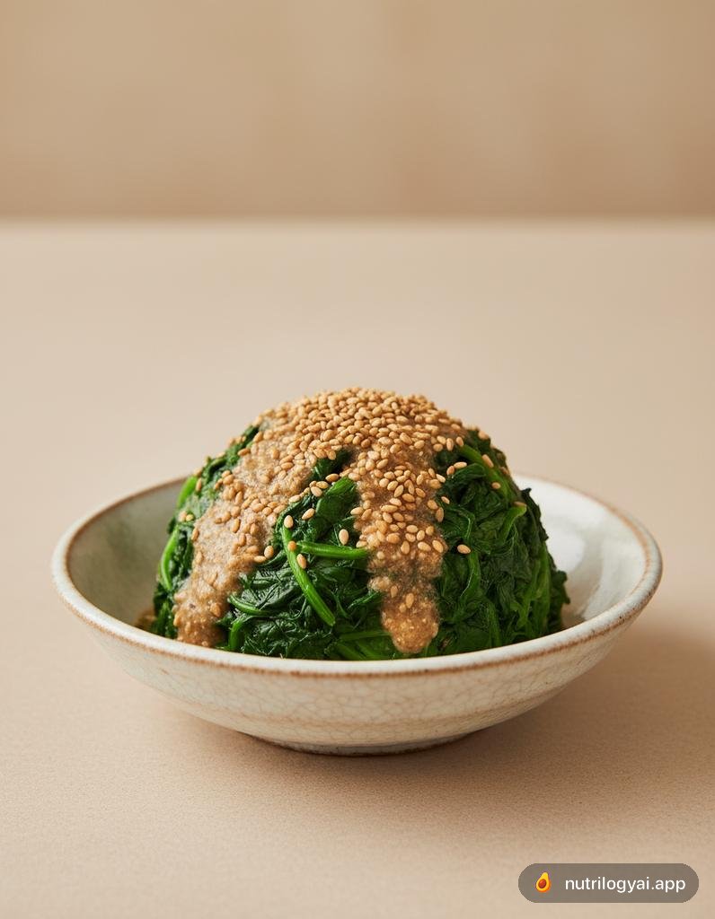 芝麻菠菜 (Zhīma bōcài)