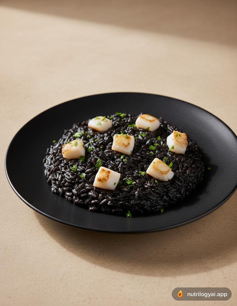墨鱼汁烩饭