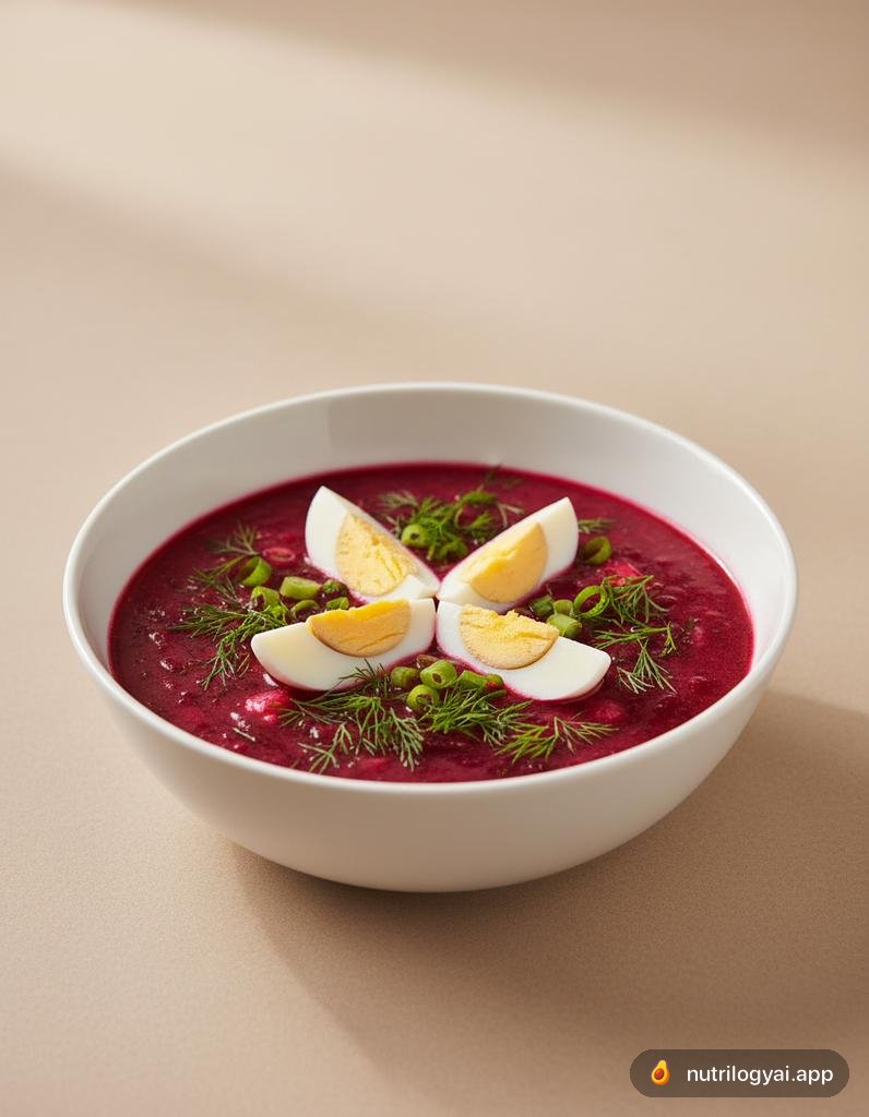 俄式冷甜菜汤 (Svekolnik)