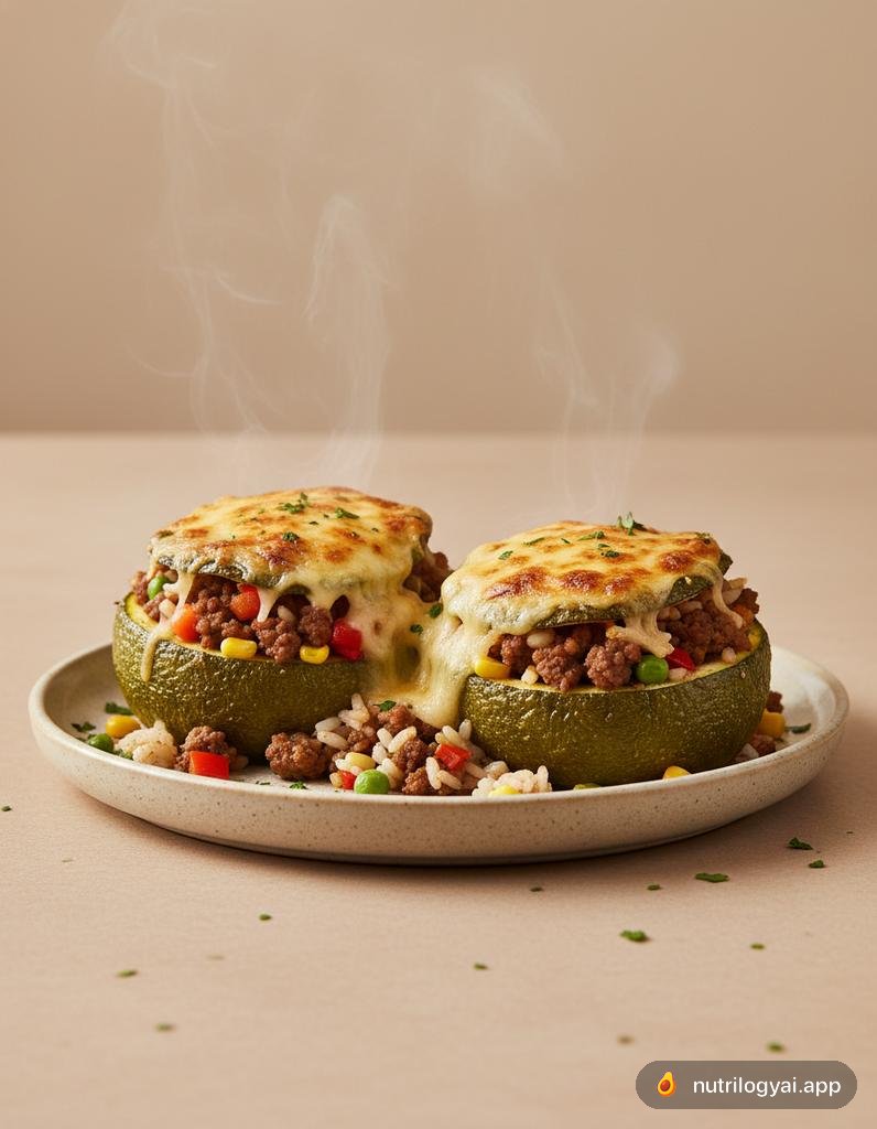 Zucchine tonde ripiene (Zapallitos Rellenos)
