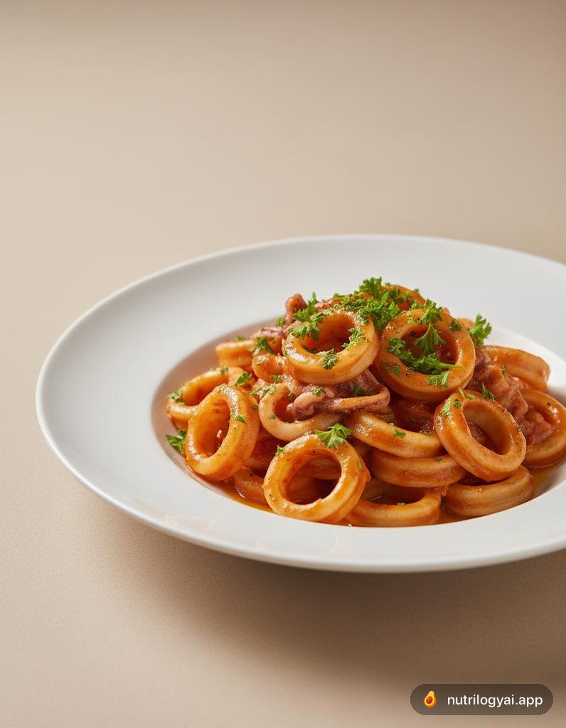Calamarata con Calamari