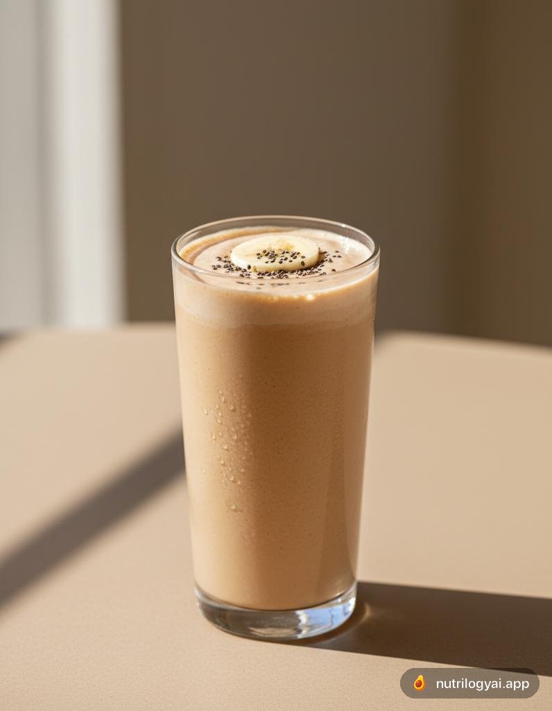 Smoothie de manteiga de amendoim