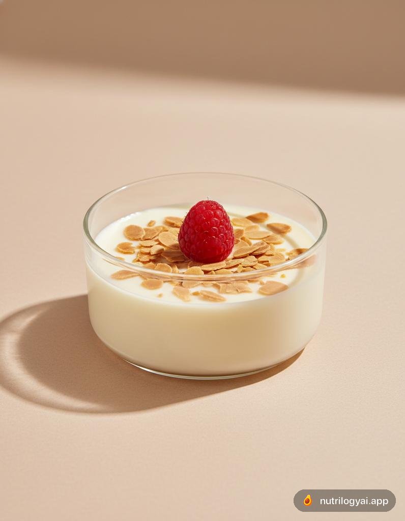 Mandelmilch-Blancmange