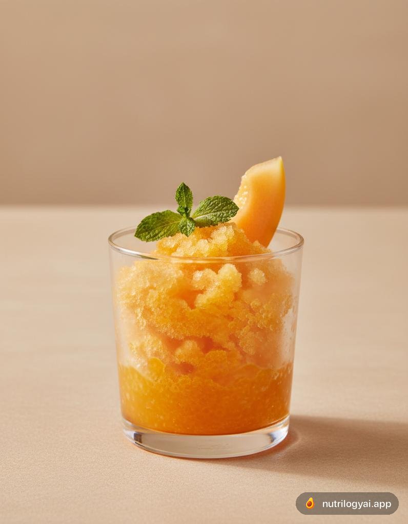 Cantaloupe-Granita
