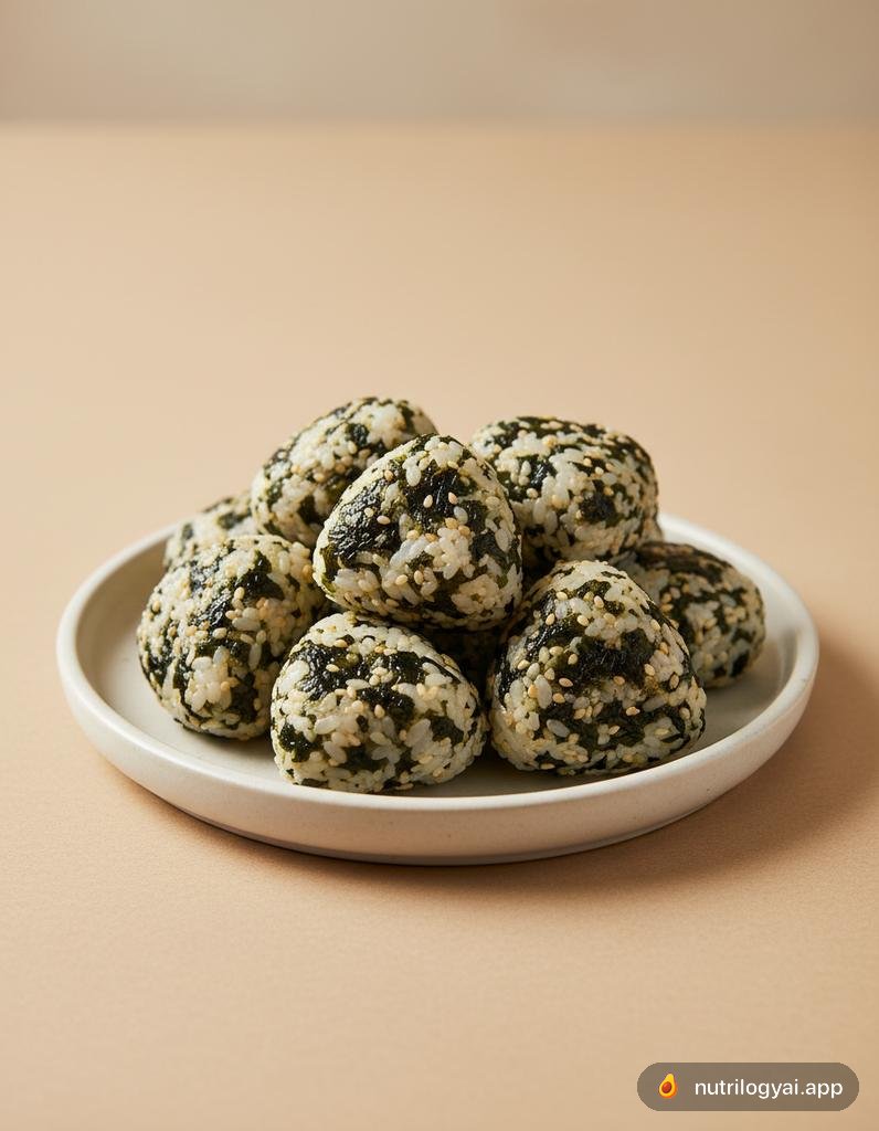 Jumeokbap (Koreanische Reisbällchen)
