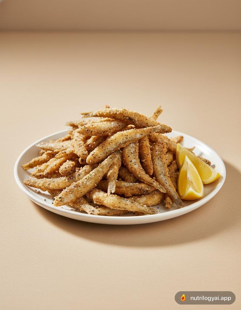 Friture de petits poissons
