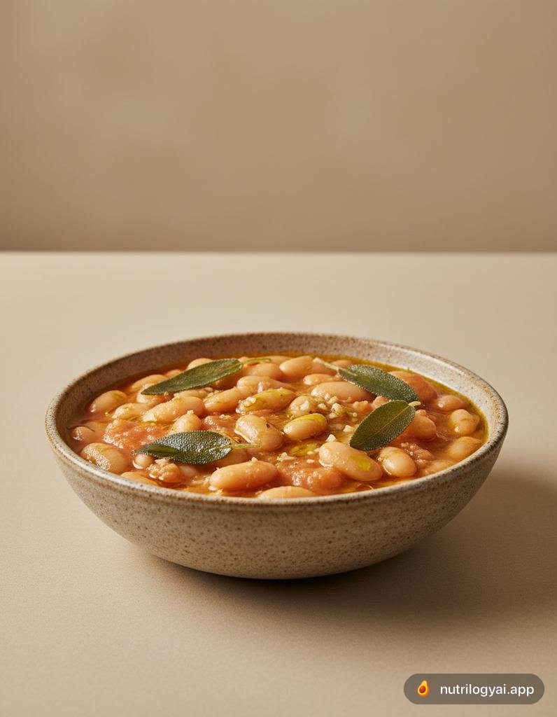 Fagioli all'Uccelletto (Kacang Tuscan dengan Sage)