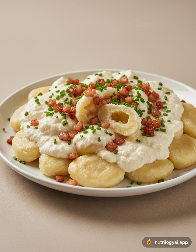 Bryndzové Halušky (Pangsit Kentang Slovakia dengan Keju Domba dan Bacon)