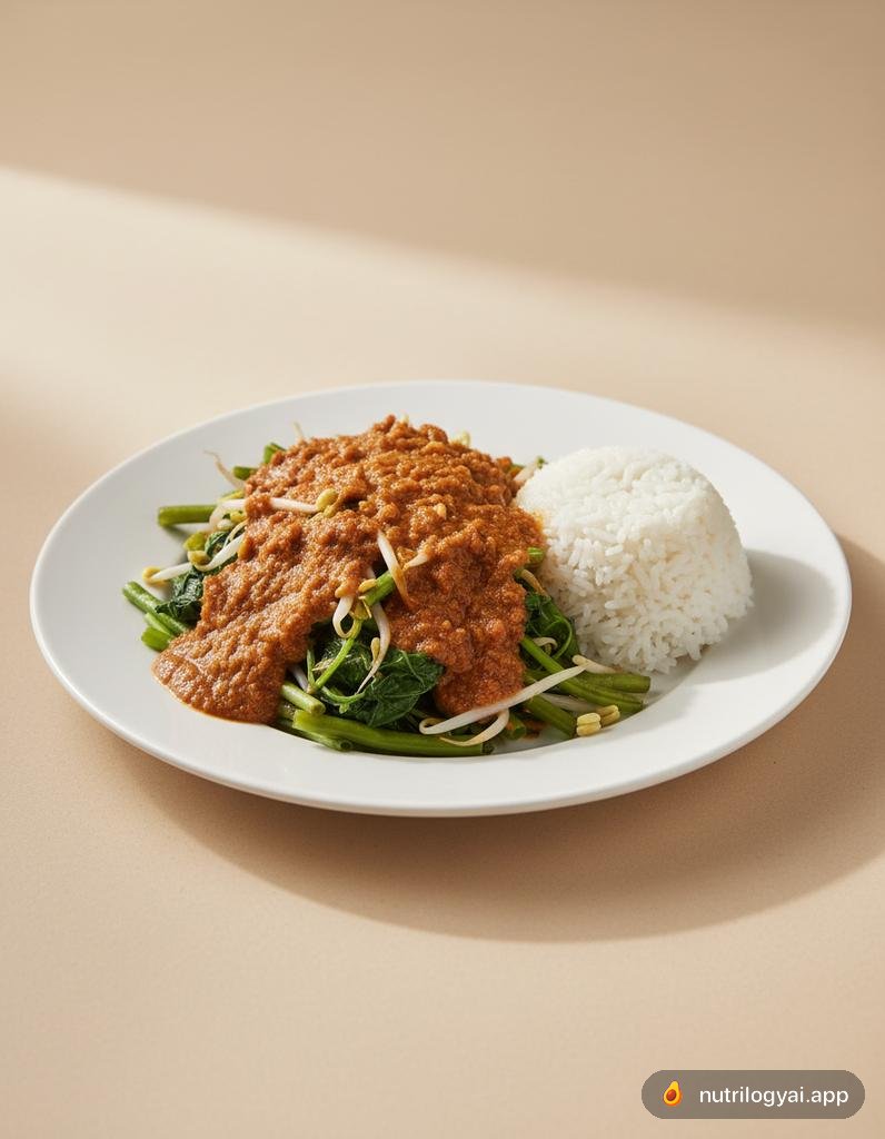 Pecel (Insalata di Verdure Indonesiana con Salsa di Arachidi)