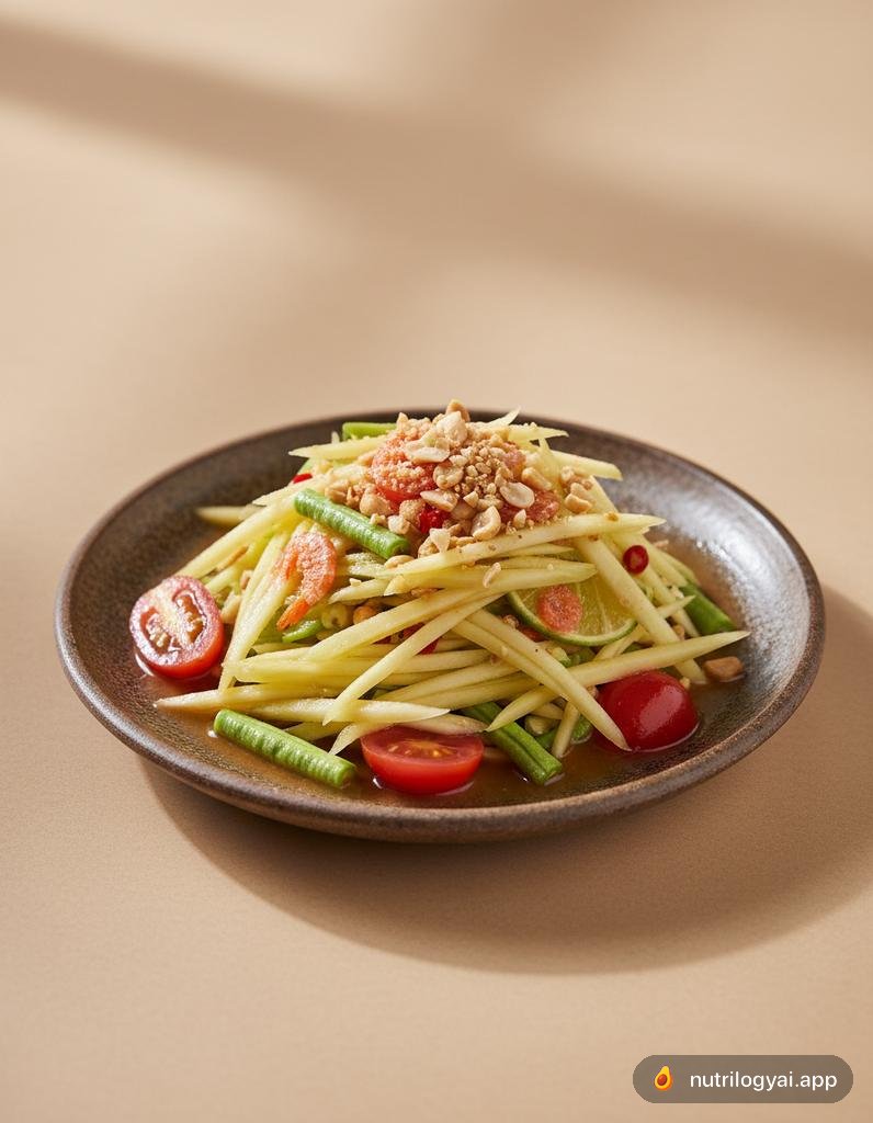 Tam Ma Muang (Salade de mangue verte)