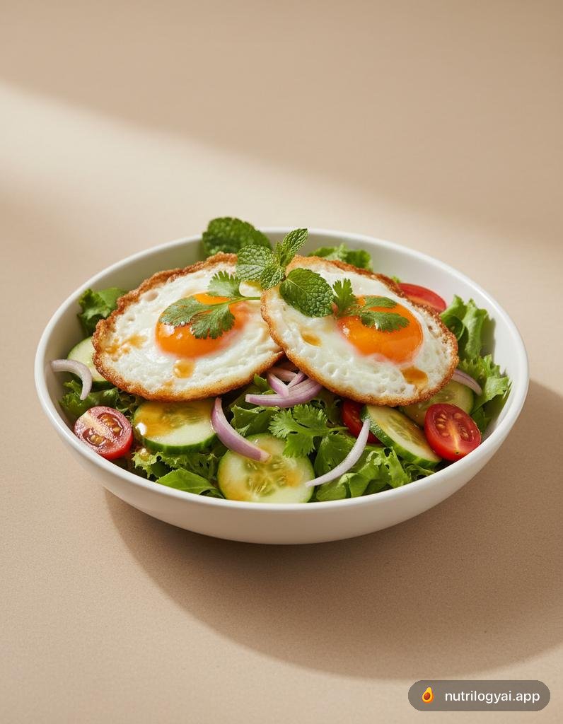 Yum Khai Dao (Ensalada picante de huevo frito)