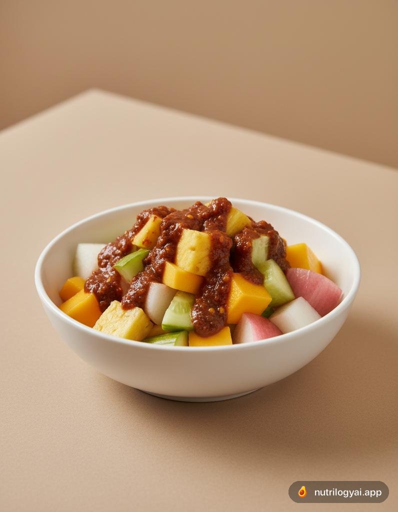 Rujak Buah (indonesischer Obstsalat)