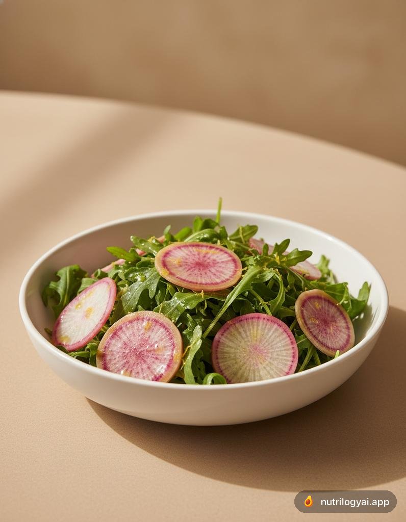 Salade de radis pastèque