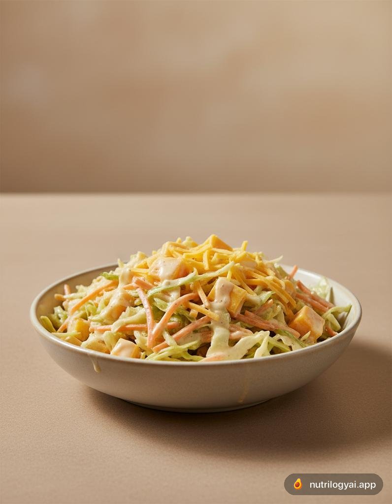 Ensalada de col con queso