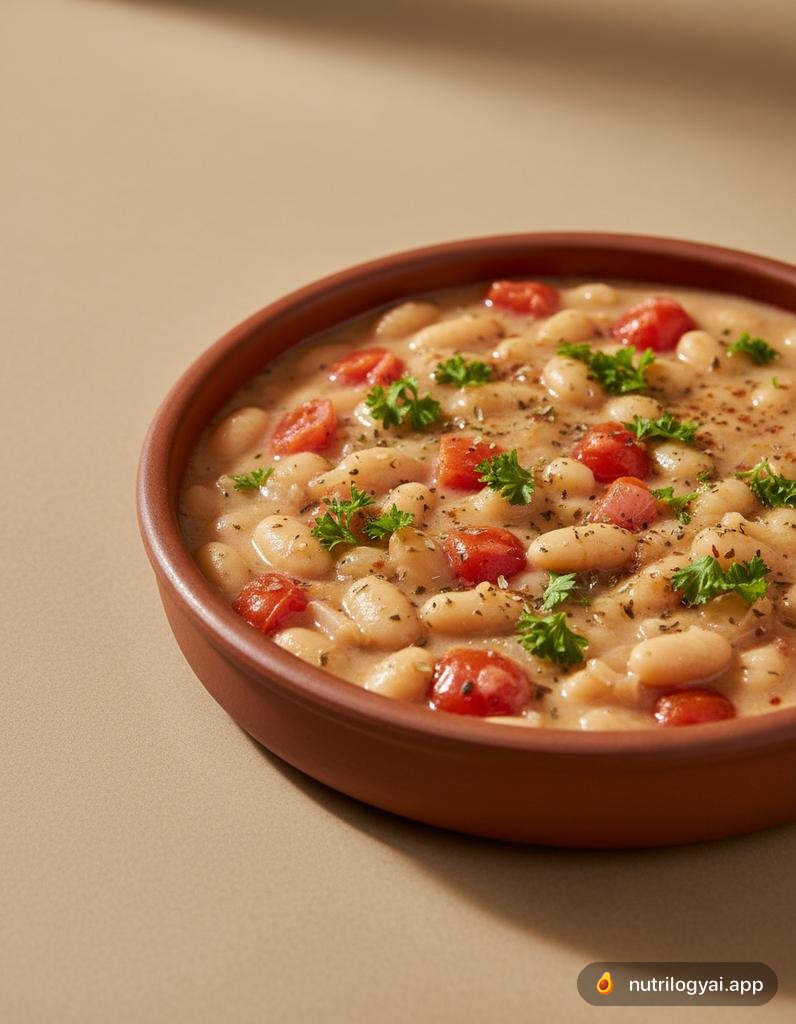 Սպիտակ լոբի շոգեխաշած (Լուբիա)