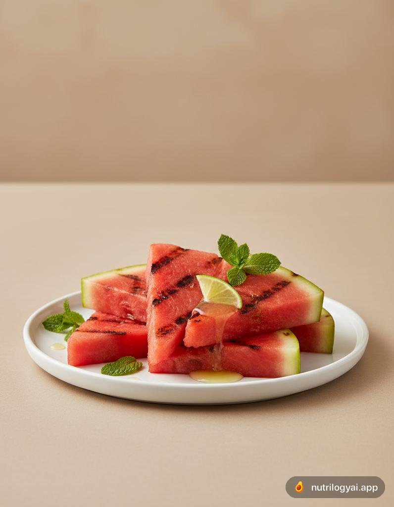 Gegrillte Wassermelone