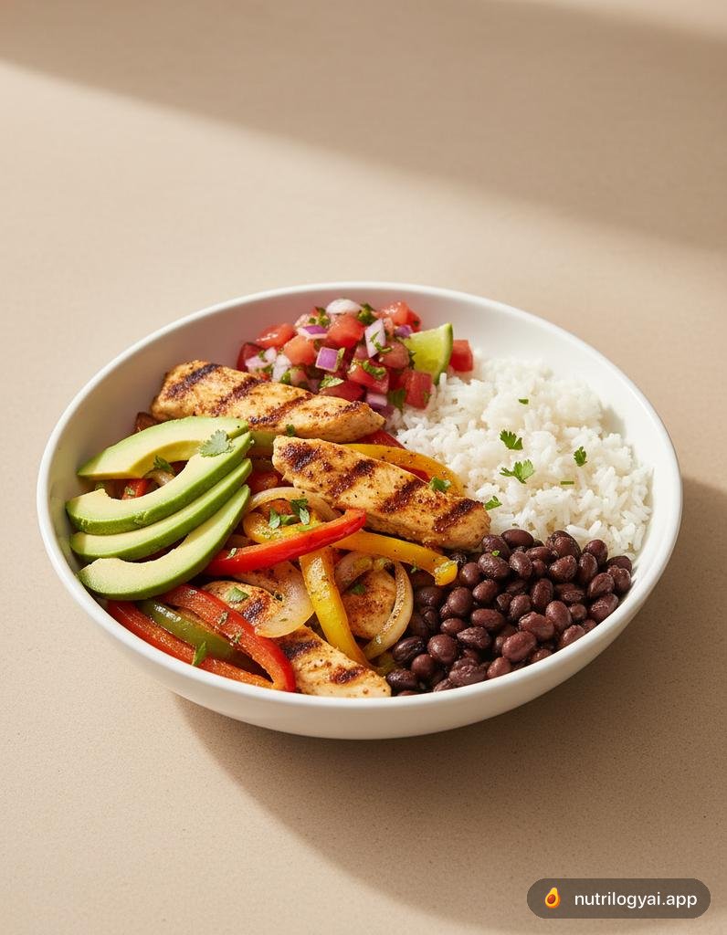 Bowl Fajita di Pollo