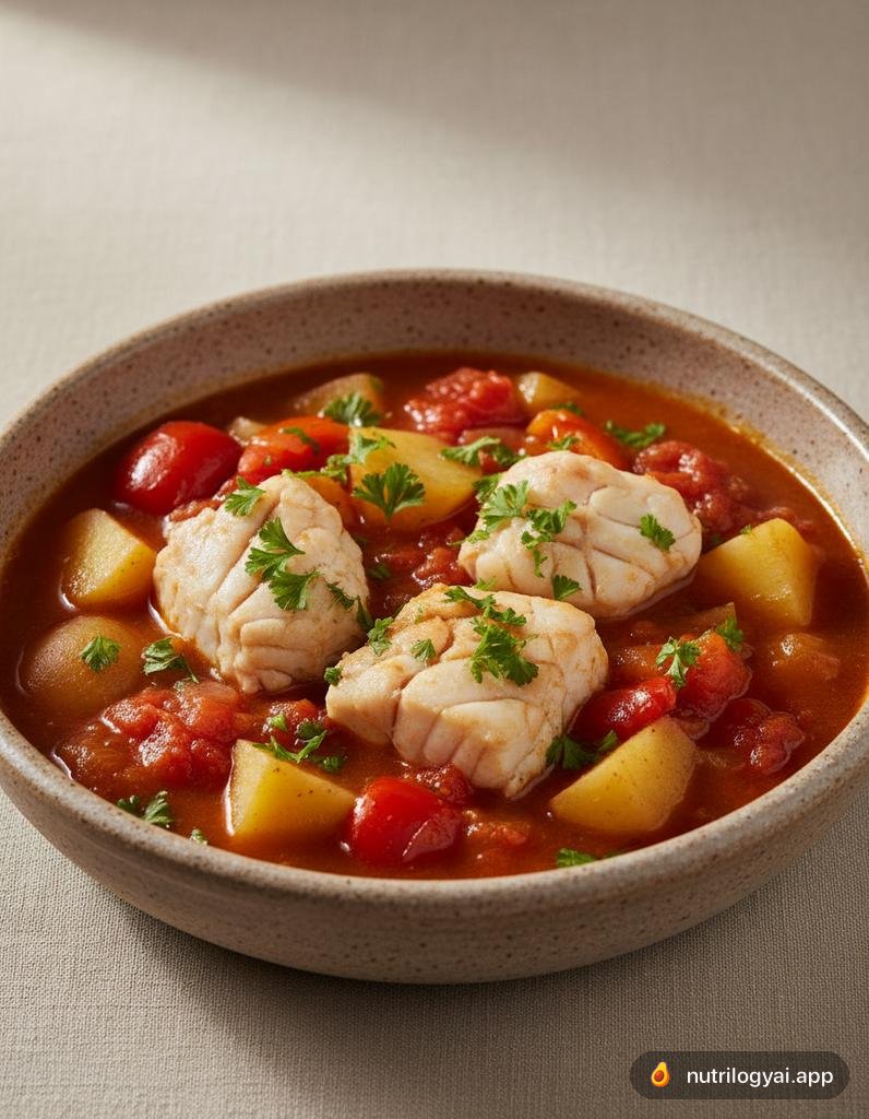 Stufato di rana pescatrice