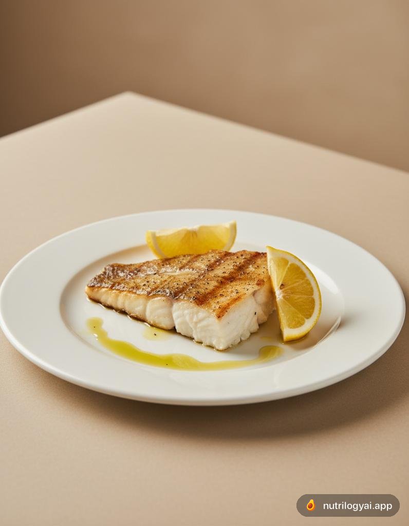 Ikan Turbot Bakar