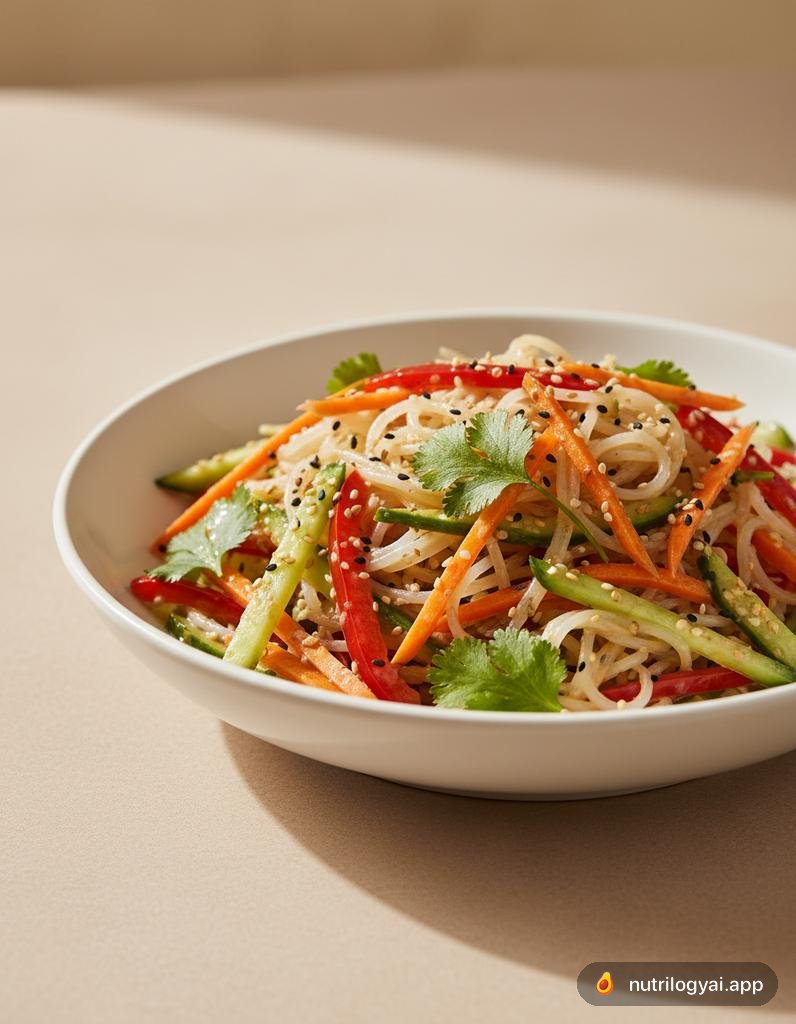 Insalata di spaghetti di alghe