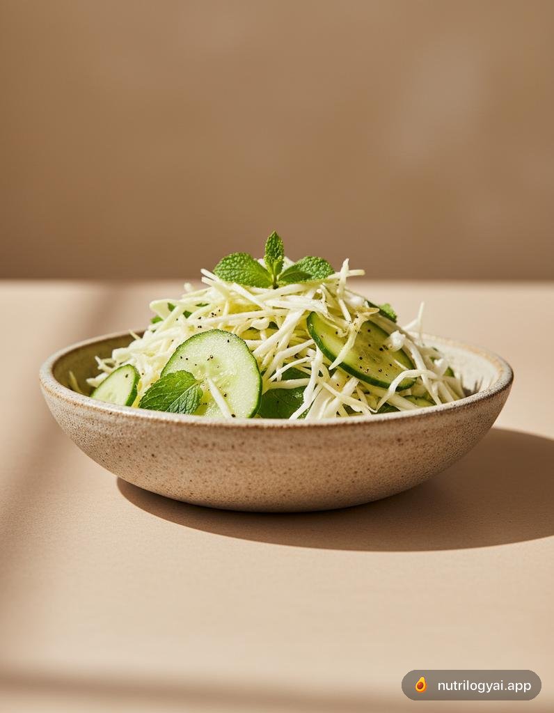 Insalata di cavolo con menta