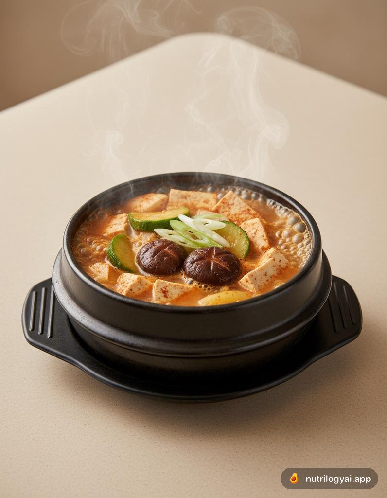 채식 된장찌개