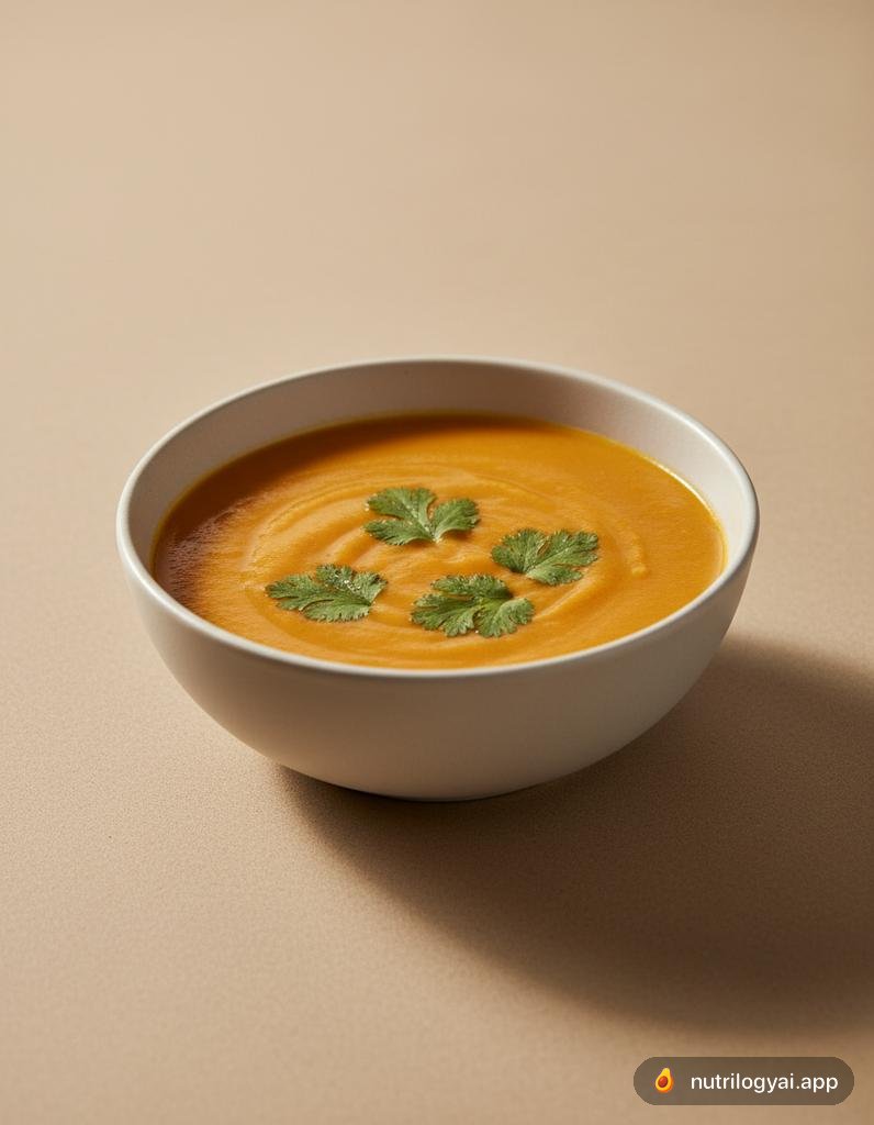Peach Palm Fruit Cream Soup