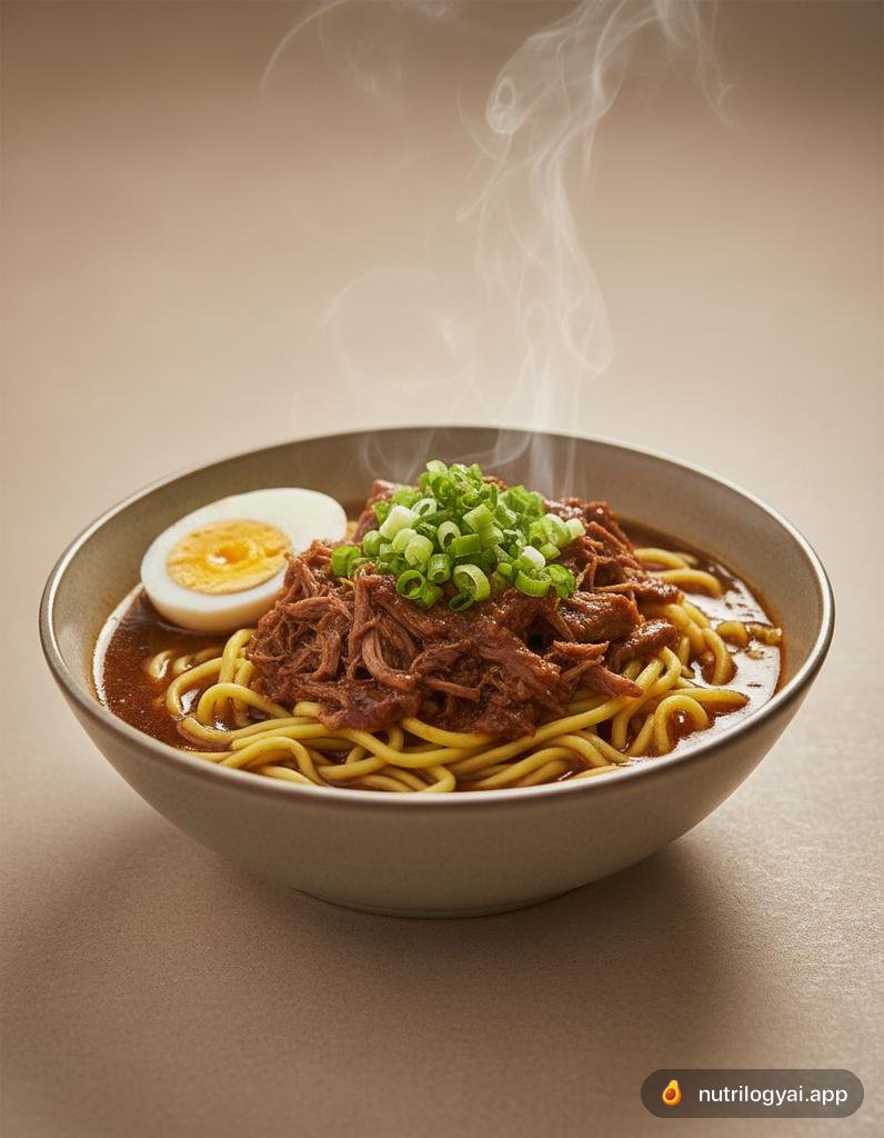キナラス（牛肉と麺のスープ）