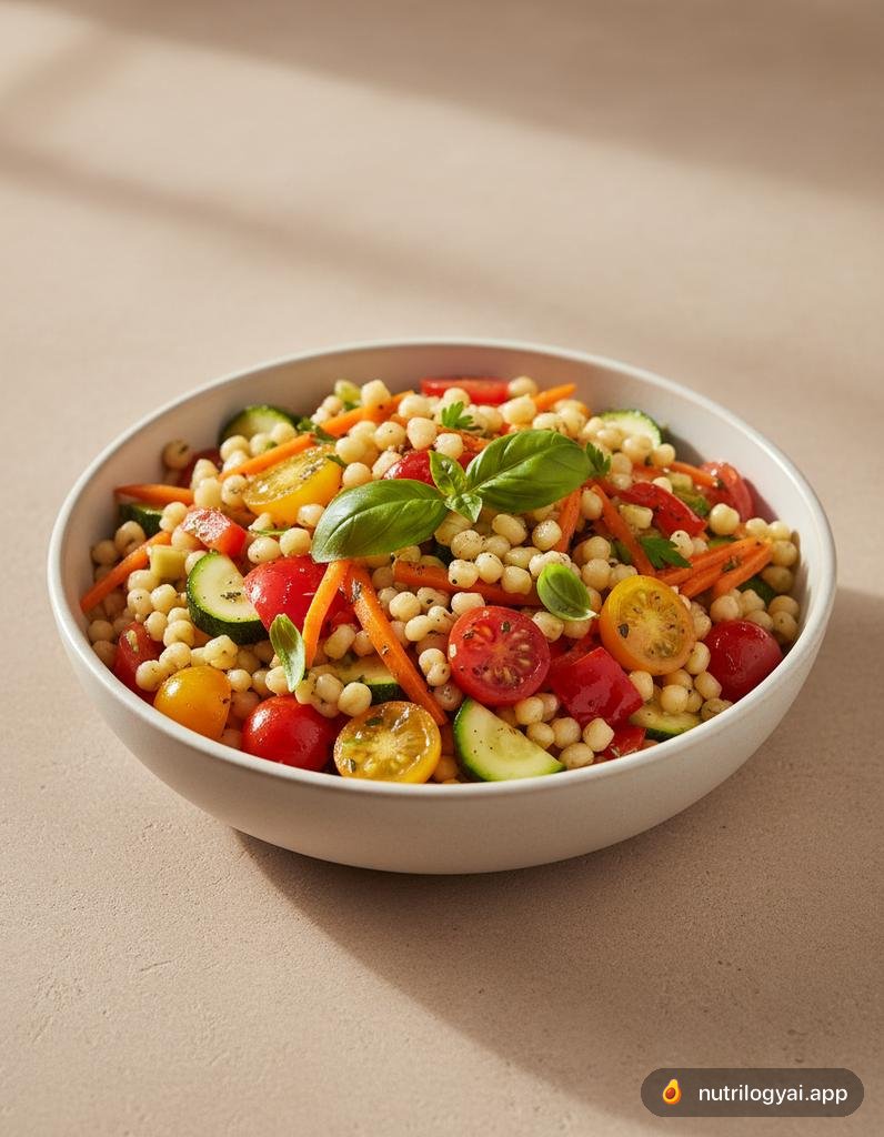 Fregola mit Gemüse