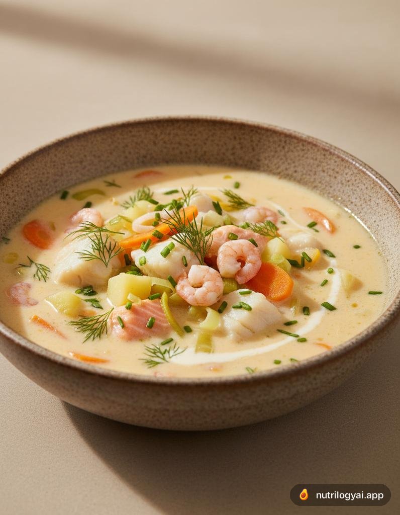 Norwegische Fischsuppe (Fiskesuppe)