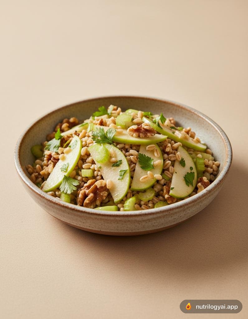 Salade de farro aux pommes