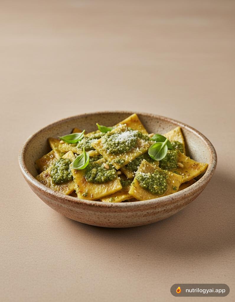Testaroli mit Pesto