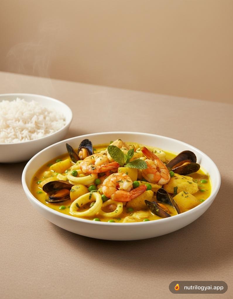 Cau Cau de Mariscos (Stufato peruviano di frutti di mare)