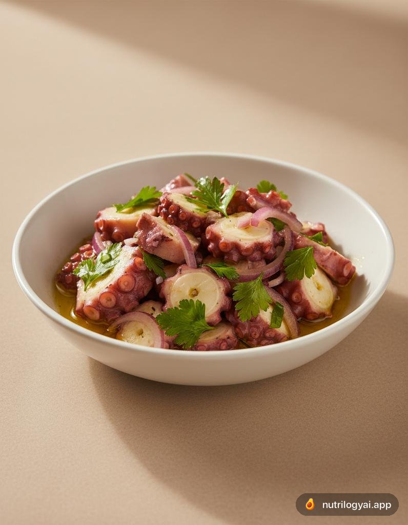 Insalata Greca di Polpo Marinato (Htapodi Ksidato)