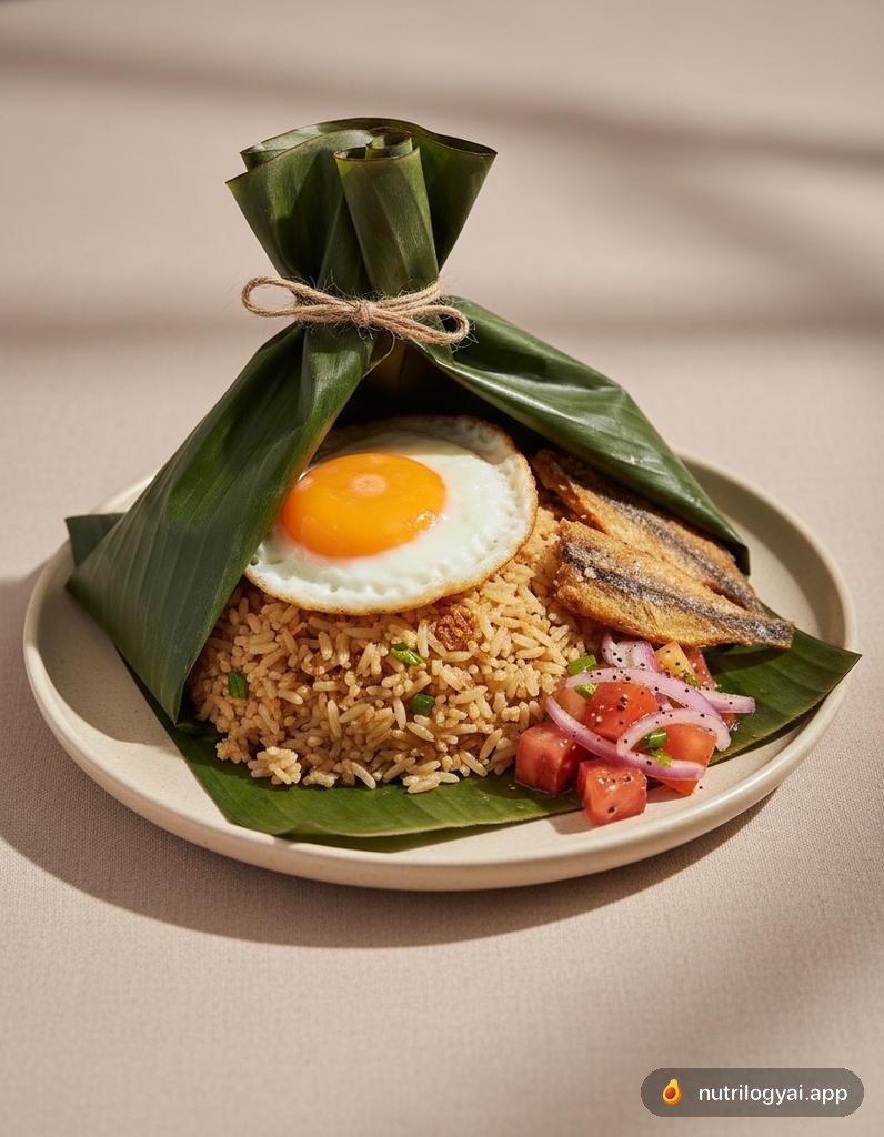Binalot (Piatto Filippino Avvolto in Foglie di Banana)