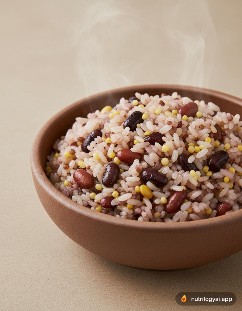 Ogokbap (Riso ai cinque cereali)