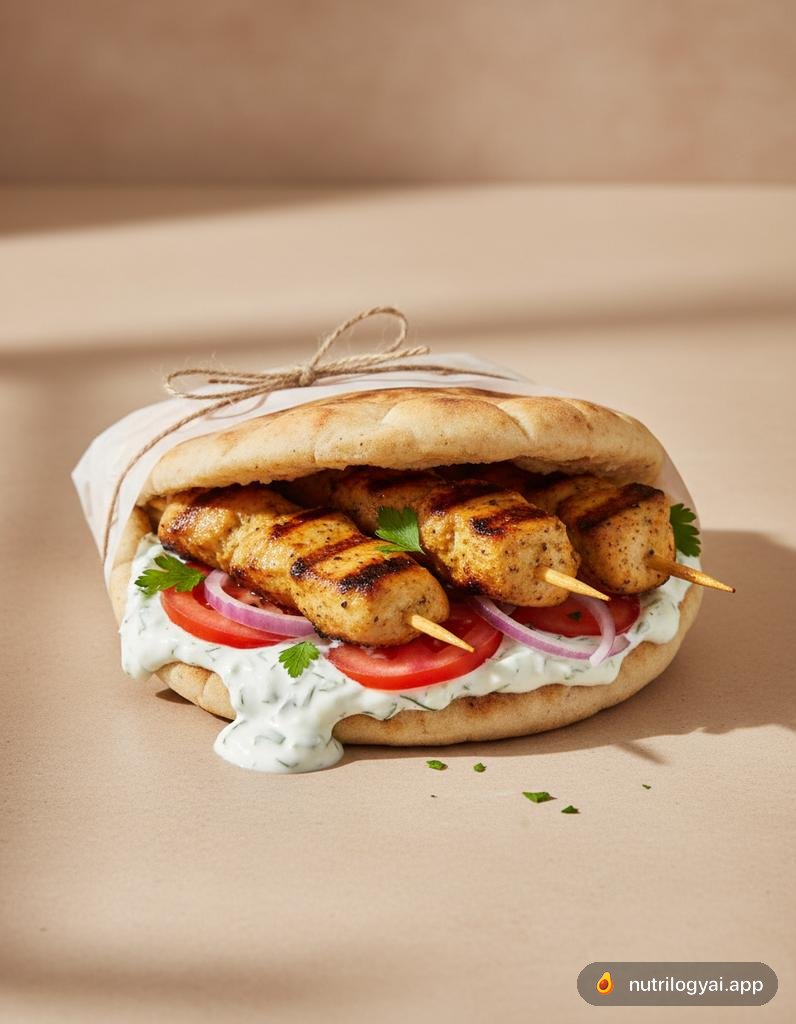 Chicken Souvlaki Pita