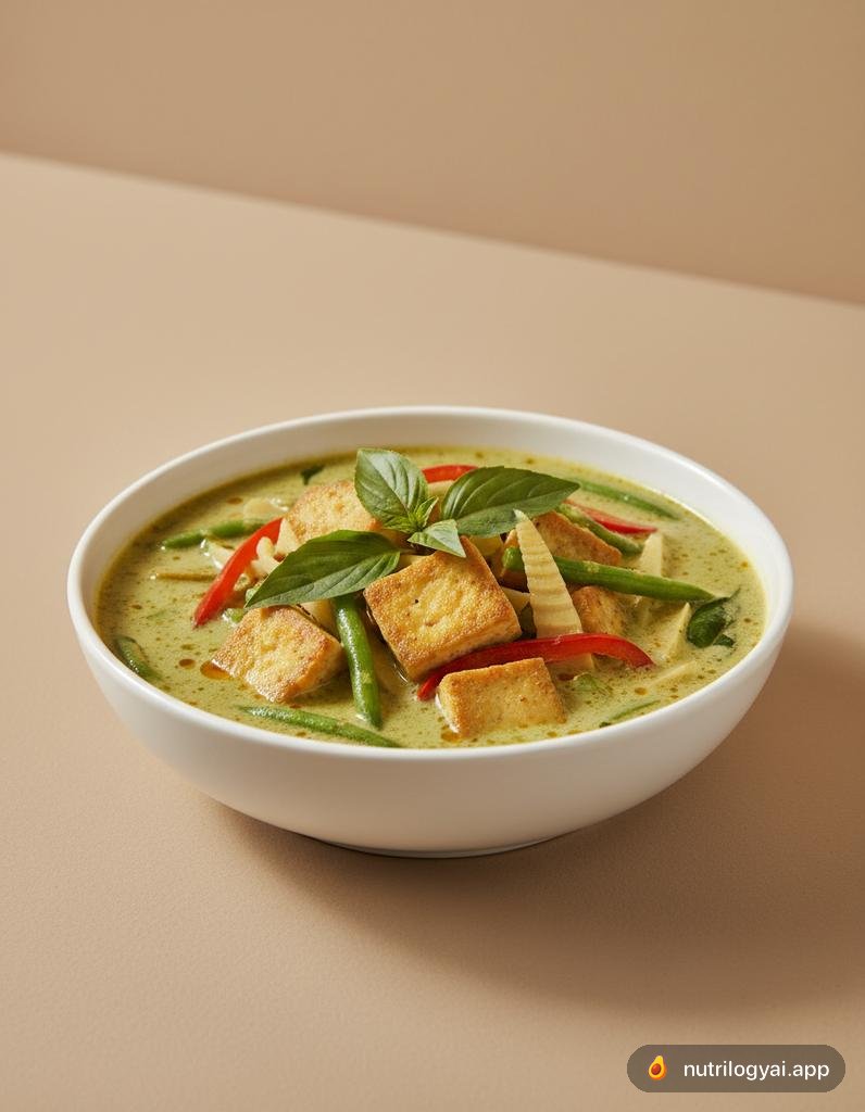 Curry verde con tofu