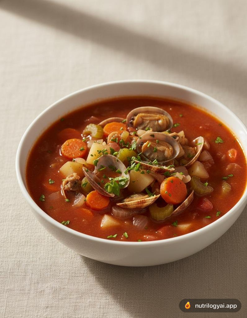 Zuppa di vongole di Manhattan
