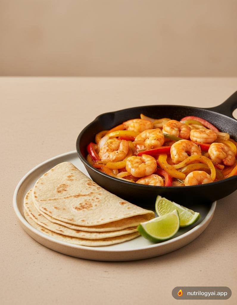 Fajitas di gamberi