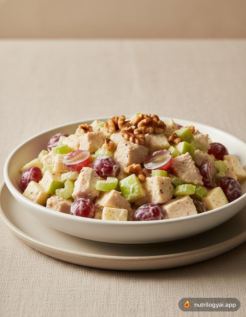 Ensalada Waldorf de pollo