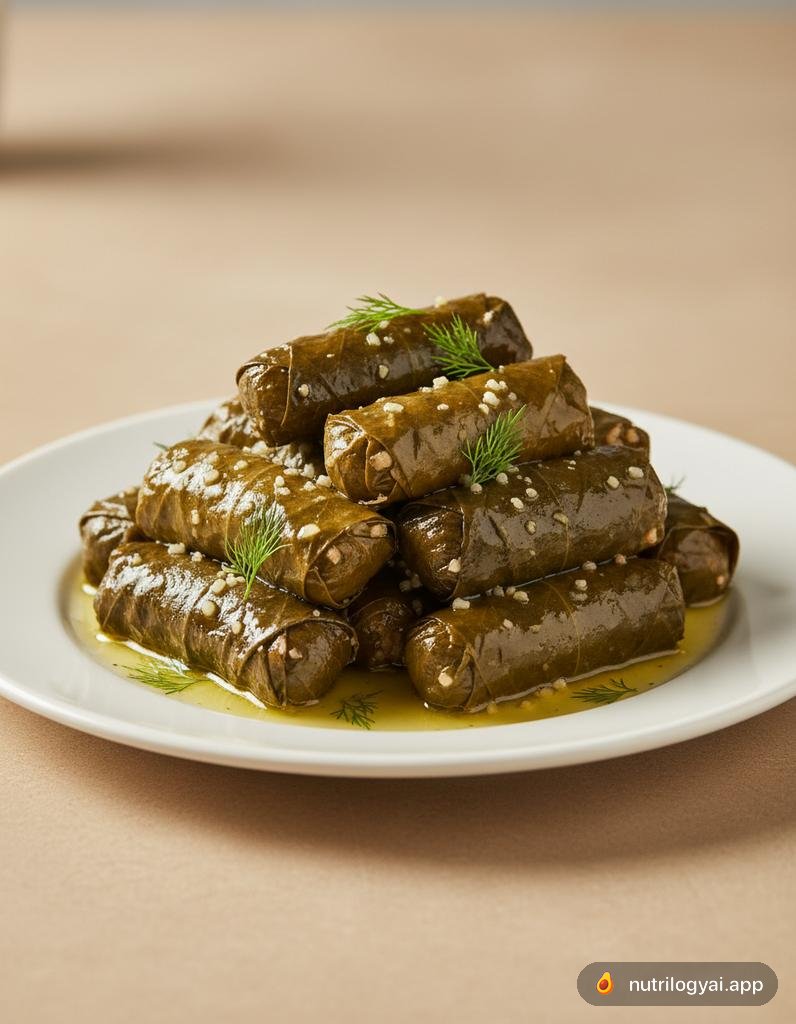 Dolma (Hojas de Parra Rellenas)